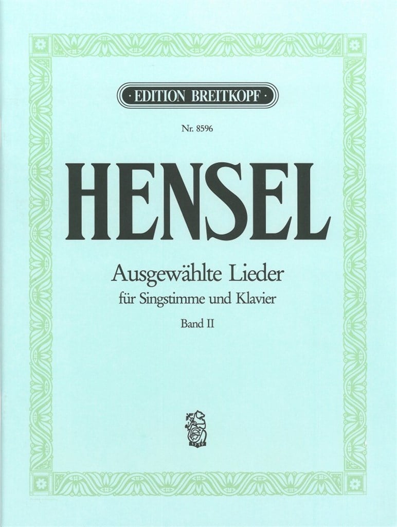 Ausgewählte Lieder, Band 2